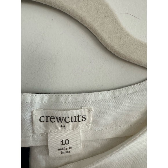 New Crewcuts Striped Sleevless Dress Girls Size 10 100% Cotton - Picture 3 of 4